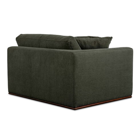 Rue Left Arm Facing Chair Deep Green