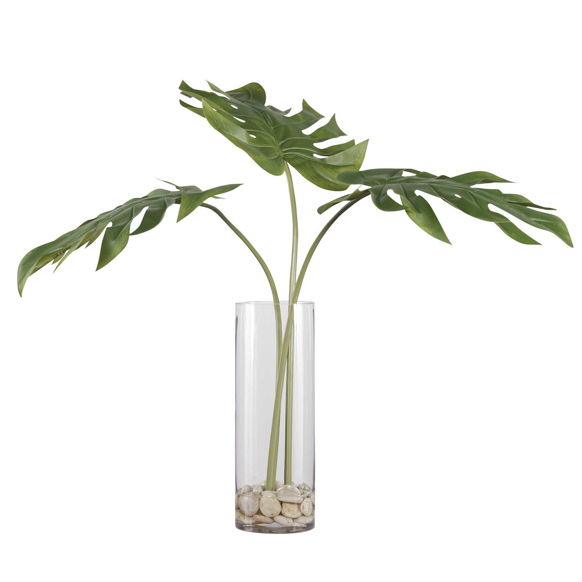 Ibero Split Leaf Palm, Artificial Plants & Flower by Uttermost, 30" width x 30" height x 30" depth View 4