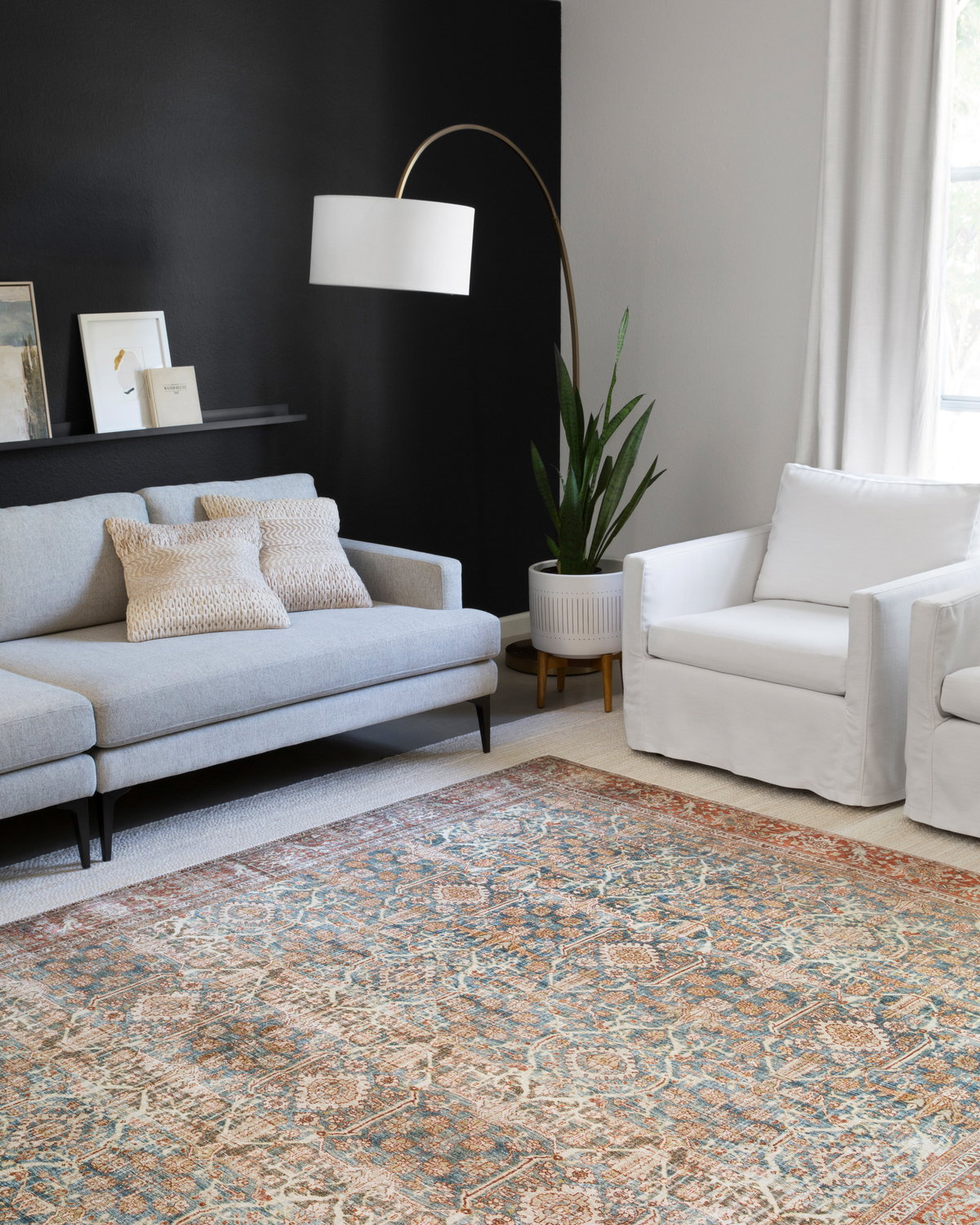 Loloi II Layla Rug, 2'6" length x 7'6" width View 4