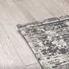 Greyson 96.0L x 60.0W x 0.4H Gray Area Rug, by Mercana, 8' length x 5' width x 0.98" height thumbnail 5