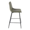 Alibi Counter Stool Dark Green - Set Of Two, Counter & Bar Stool by Moe's Home, 17.7" width x 37" height x 20" depth thumbnail 6