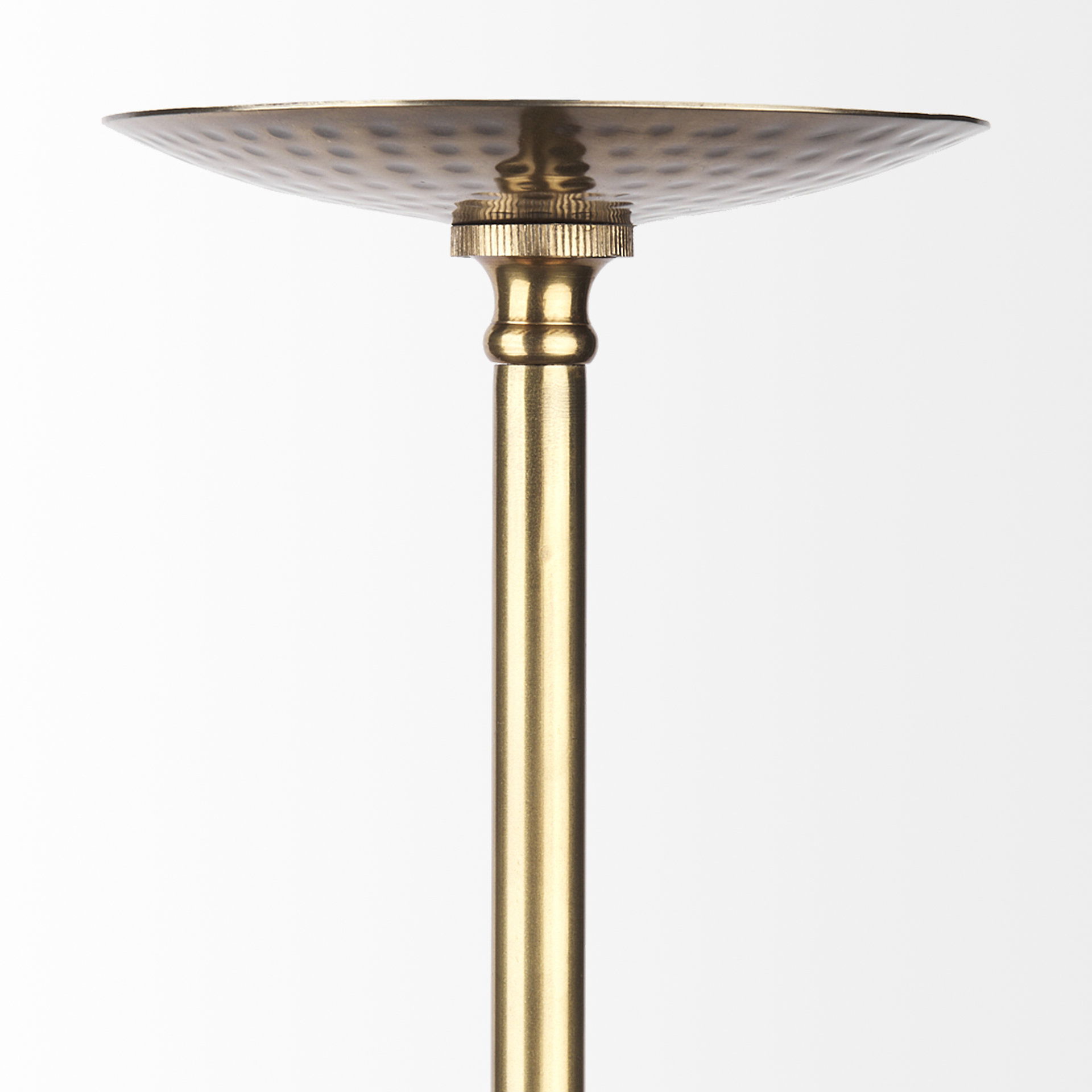 Garnet 13L x 13W Gold Hammered Metal Pendant Light large image 