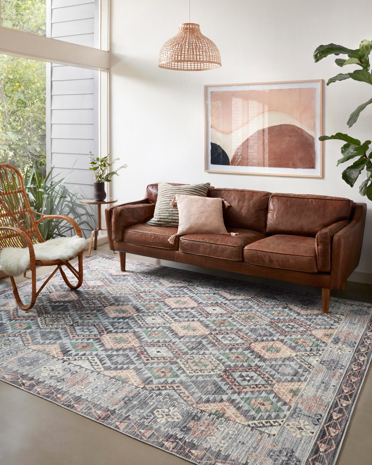 Loloi Zion Rug, 1'6" length x 1'6" width View 2