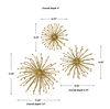 Aga Gold Metal Wall Decor Set/3 thumbnail 2