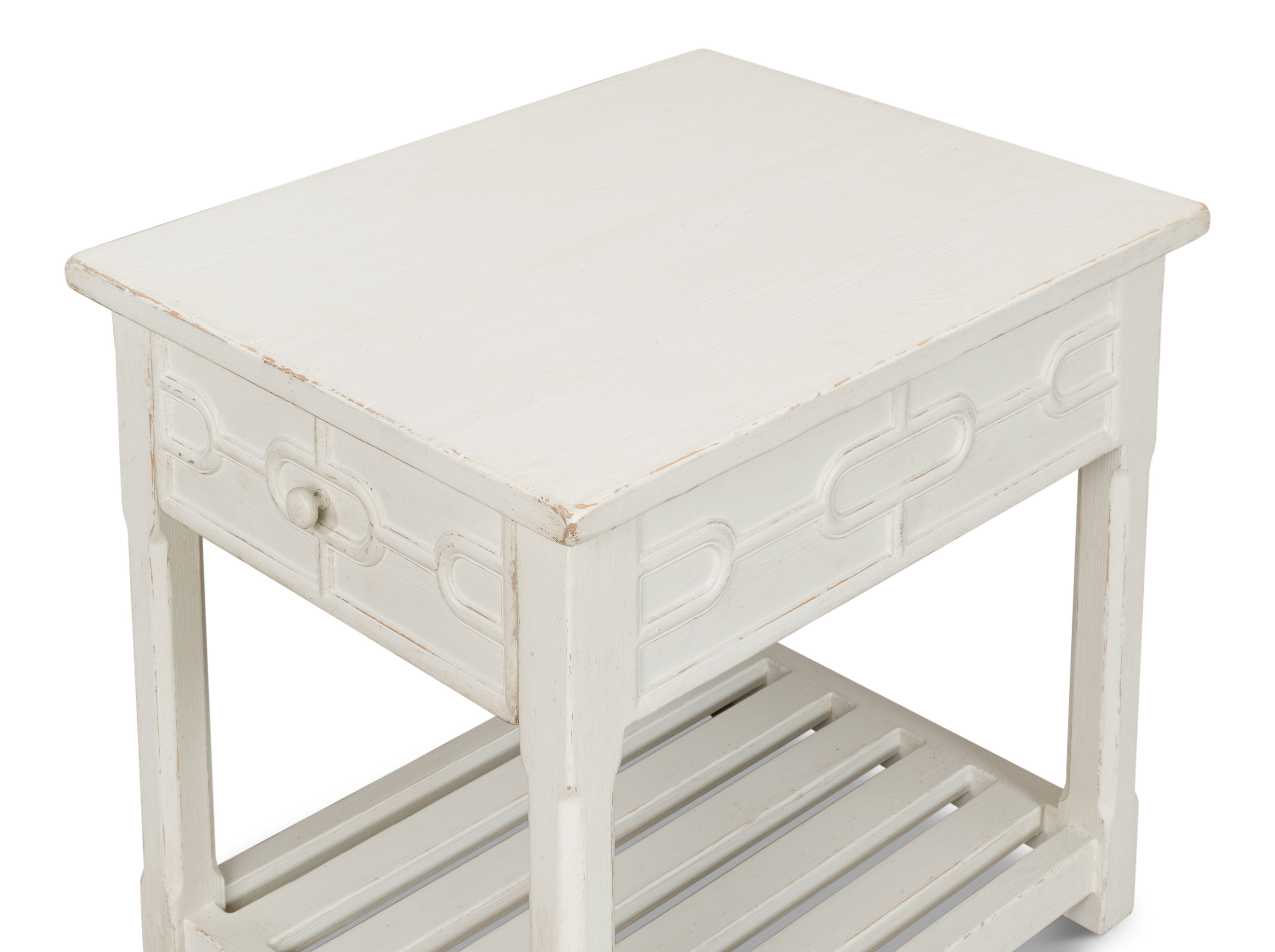 Isla Side Table  Antique White large image 