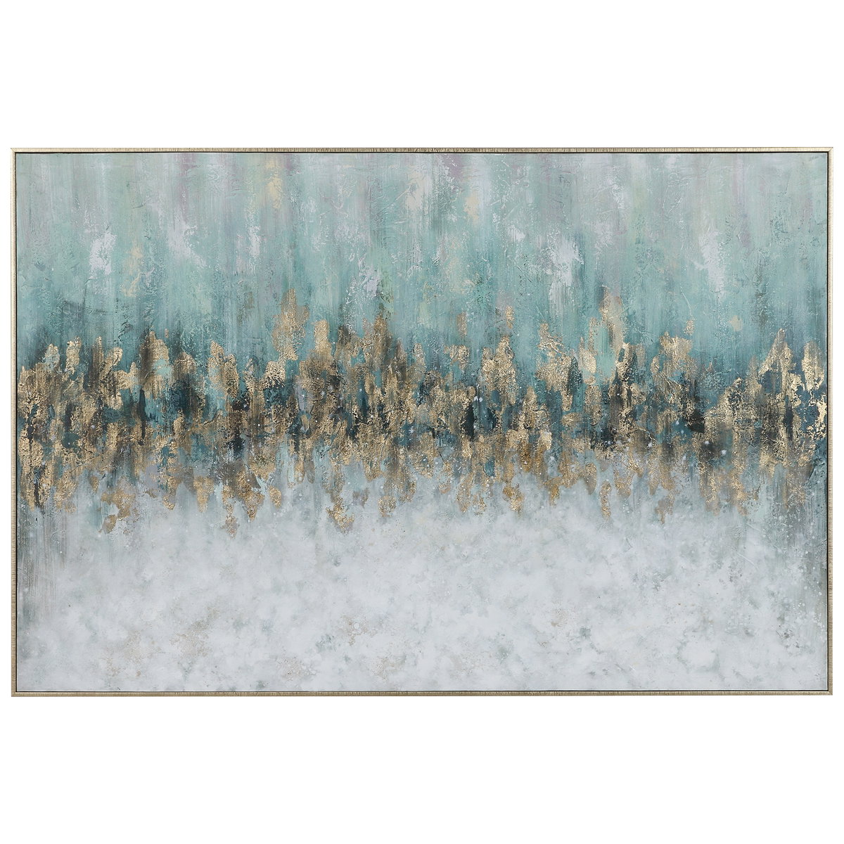 Divide Hand Painted Art, by Uttermost, 5'1" width x 3'5" height x 2.25" depth View 1
