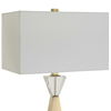 Arete Modern Brass Table Lamp, by Uttermost, 16" width x 31.75" height x 10" depth thumbnail 6