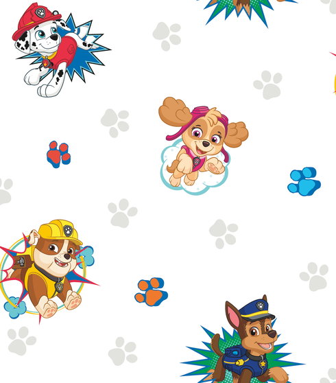 Paw Patrol Blue Peel & Stick Wallpaper