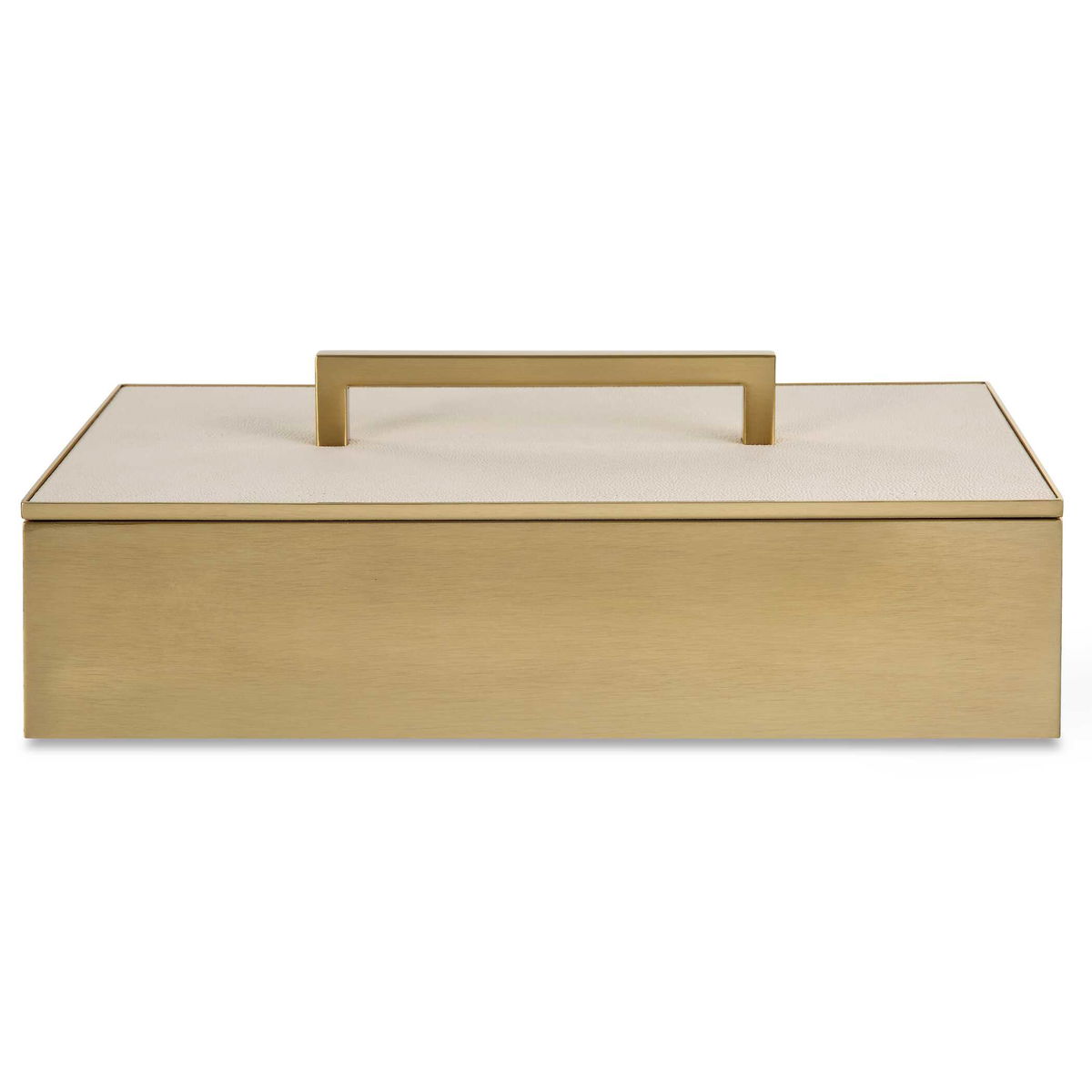Wessex White Box, Boxe by Uttermost, 14" width x 4.75" height x 7" depth View 1