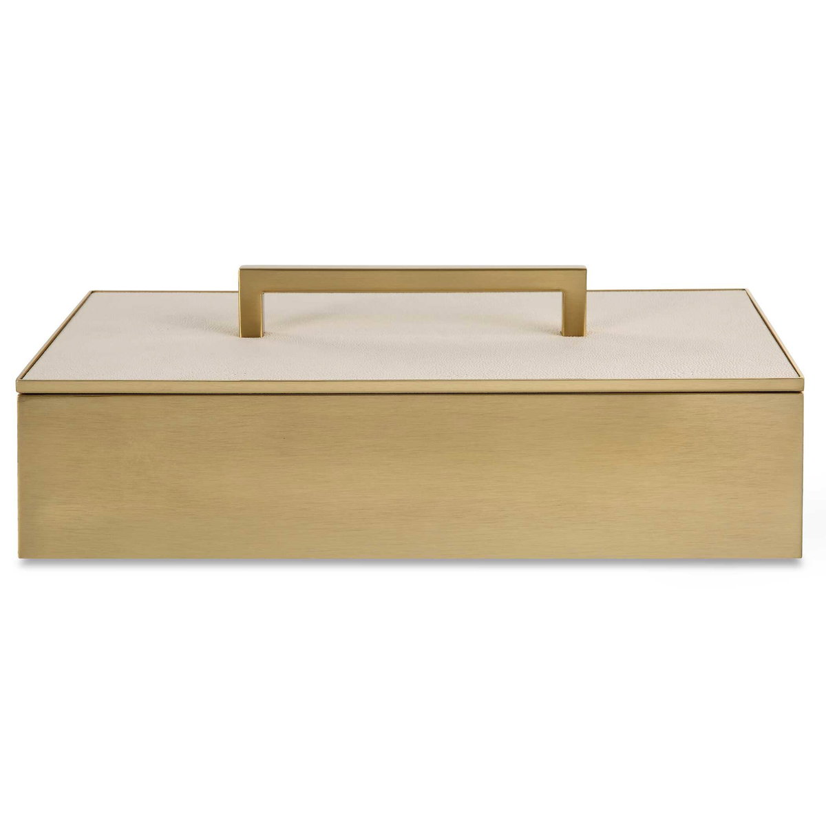 Wessex White Box, Boxe by Uttermost, 14" width x 4.75" height x 7" depth View 1
