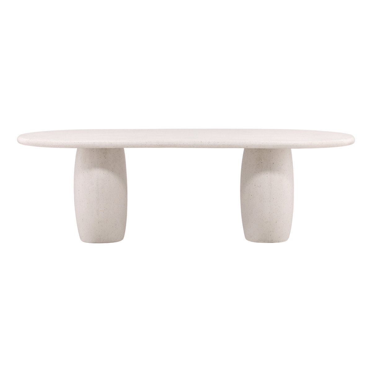 Imogen Outdoor Dining Table Ivory, by Dovetail, 94.25" width x 30" height x 43.11" depth View 2