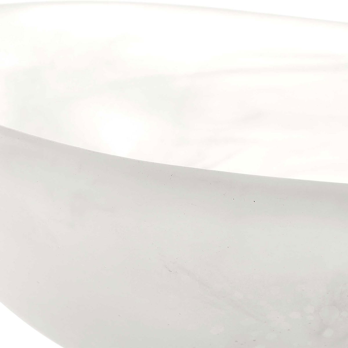 Marchena White Bowl, Decorative Tray by Uttermost, 16" width x 4.5" height x 10" depth View 6