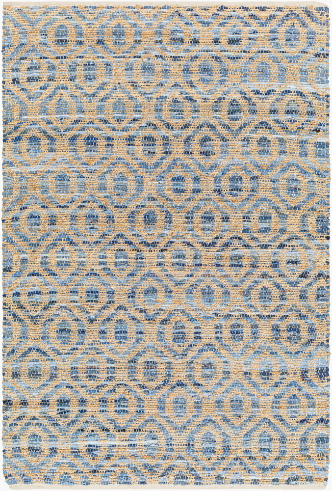 Jean Handmade Rug, by Surya, 1'6" length x 1'6" width