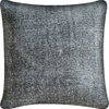 Laneus 22x22 Dark Gray Speckled Decorative Pillow Cover, by Mercana, 21.75" length x 21.65" width x 1.57" height thumbnail
