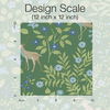 Woodland Floral Meadow Green Peel & Stick Wallpaper thumbnail 2