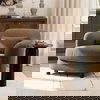 Saylor Occasional Chair Brown, Accent Chair by Dovetail, 34" width x 31.5" height x 36.5" depth thumbnail 8