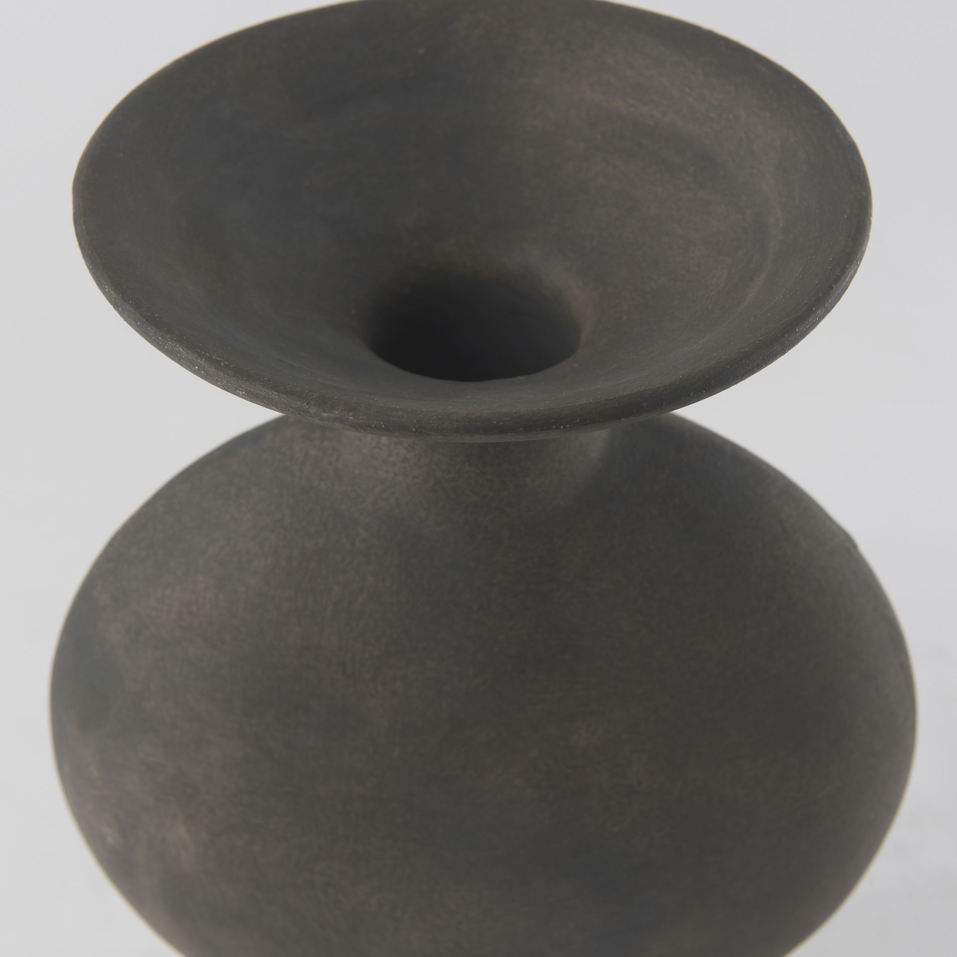 Kaz  Earthy Brown Ceramic Vase large image 