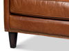 Mcmillan Distilled Leather Sofa,Brown, Sofas & Sectional by Sarreid, 90" length x 37" width x 32" height thumbnail 6