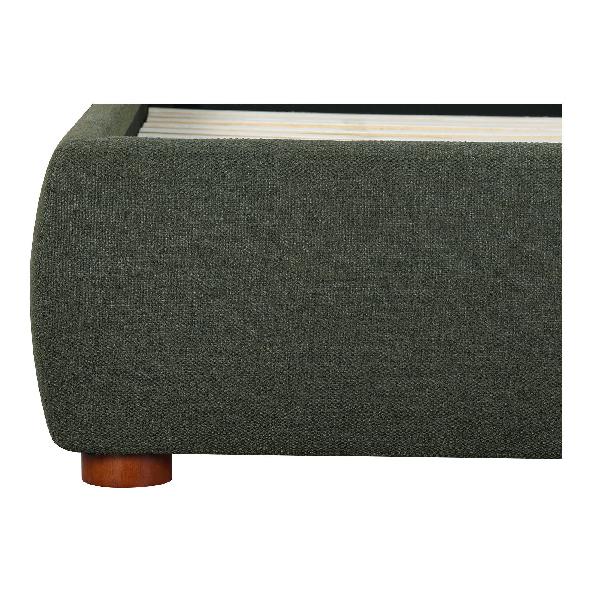 Luzon King Bed Tall Headboard Deep Forest, by Moe's Home, 85.5" width x 55" height x 88.5" depth View 12