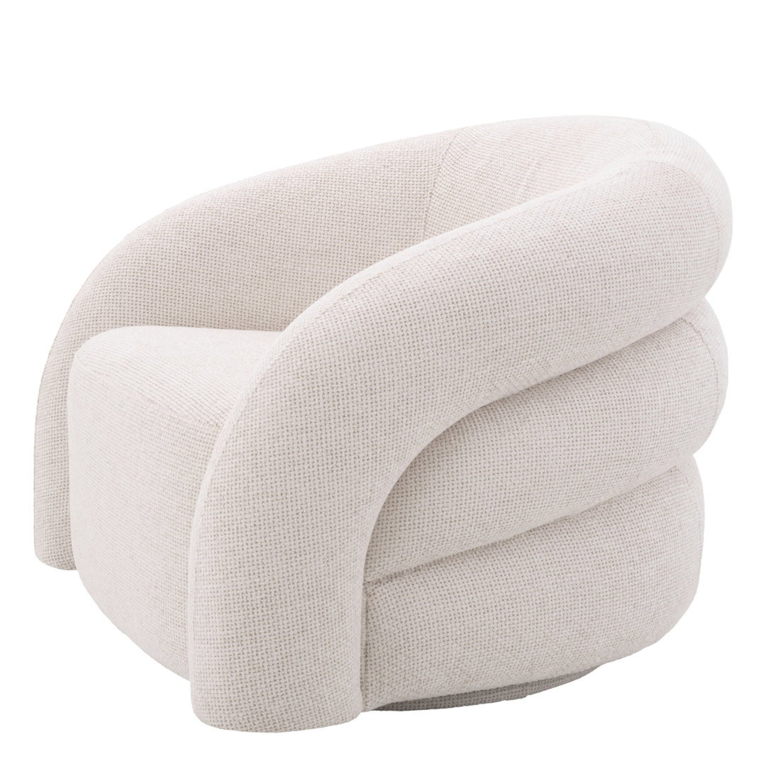 Novelle Swivel Barrel Chair, Accent Chair by Eichholtz USA, 35.83" width x 25.98" height x 31.5" depth View 1