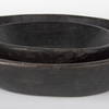 Nikita Set of 2 Large Black-Brown Reclaimed Wood Bowls, Decorative Bowl by Mercana, 17.25" length x 18.25" width x 4.5" height thumbnail 5