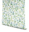 Menagerie Garden Blue Multicolor Peel & Stick Wallpaper thumbnail 2