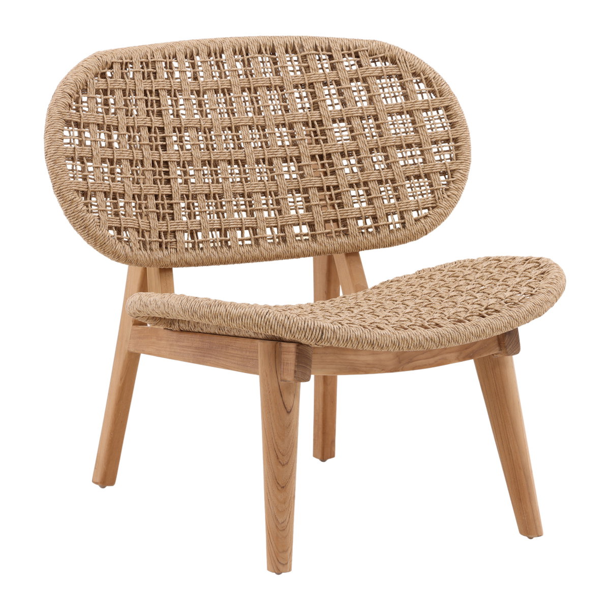 Hermosillo Outdoor Occasional Chair Natural, Accent Chair by Dovetail, 31.18" width x 30" height x 29.6" depth View 1