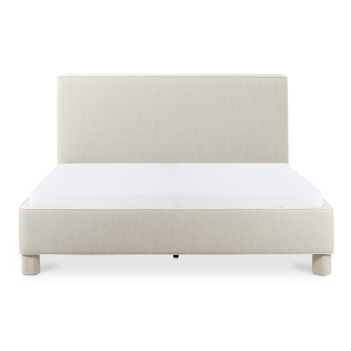 Ichigo King Bed Light Grey, by Moe's Home, 81.5" width x 49" height x 92" depth View 9