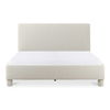 Ichigo King Bed Light Grey, by Moe's Home, 81.5" width x 49" height x 92" depth thumbnail 9