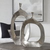 Cierra Aluminum Vases Set/2, by Uttermost, 14" width x 30" height x 4" depth thumbnail 4