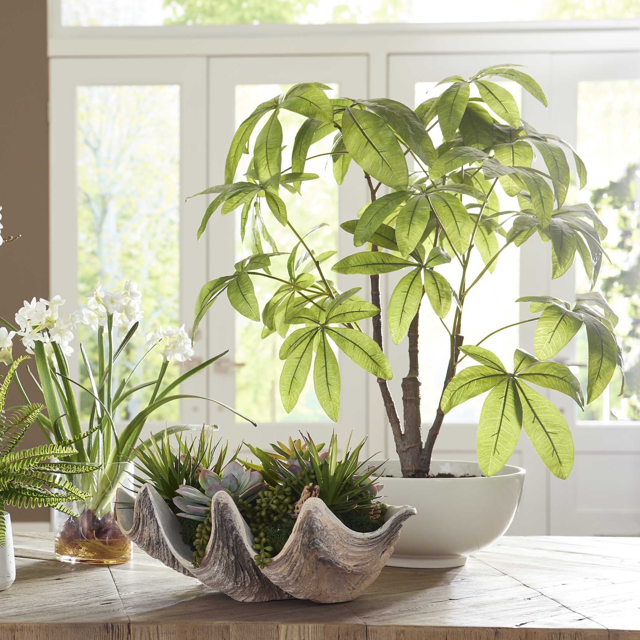 Pachira Money Tree, Decorative by Uttermost, 26.5" width x 34.5" height x 28.25" depth View 2