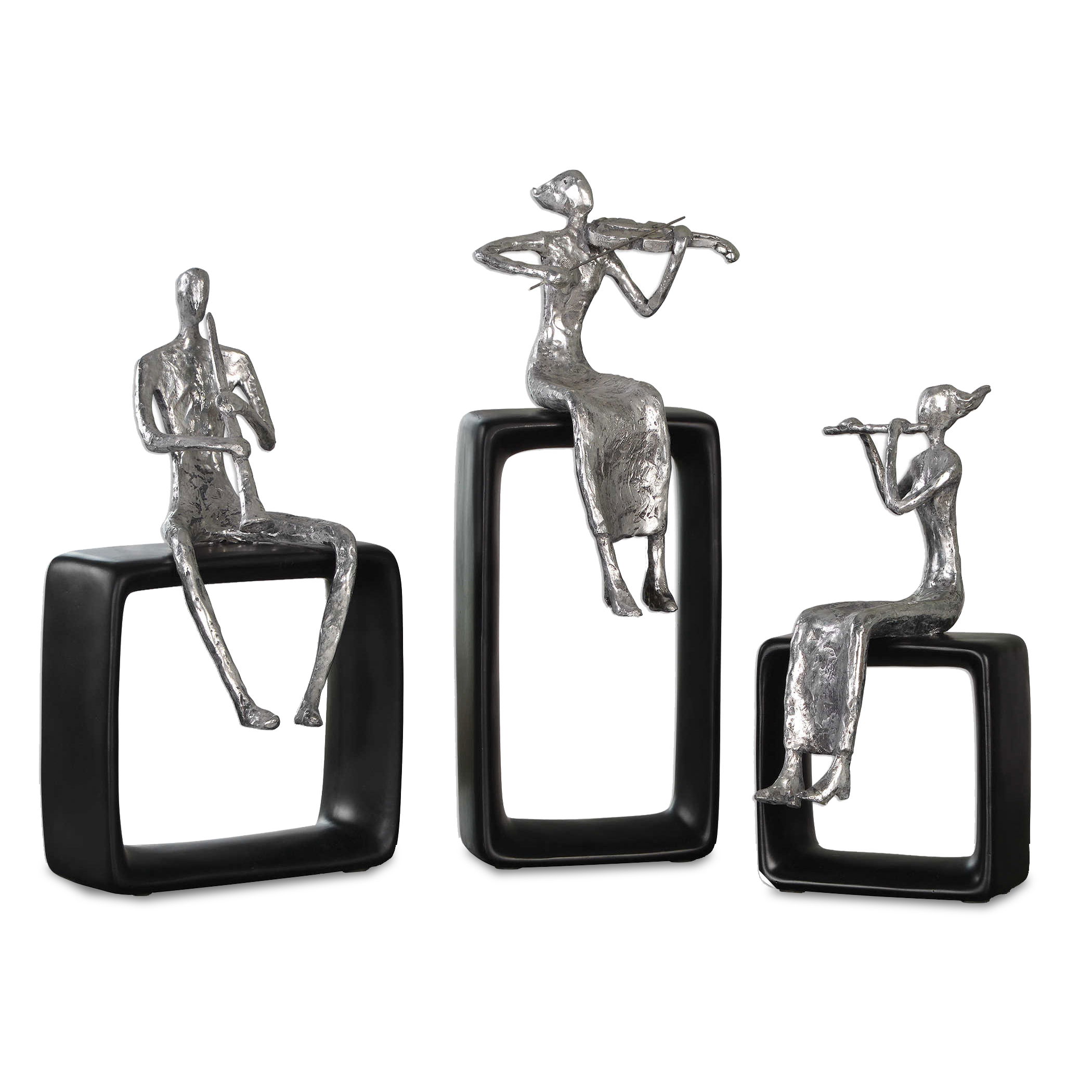 Musical Ensemble Statues, S/3 large image 