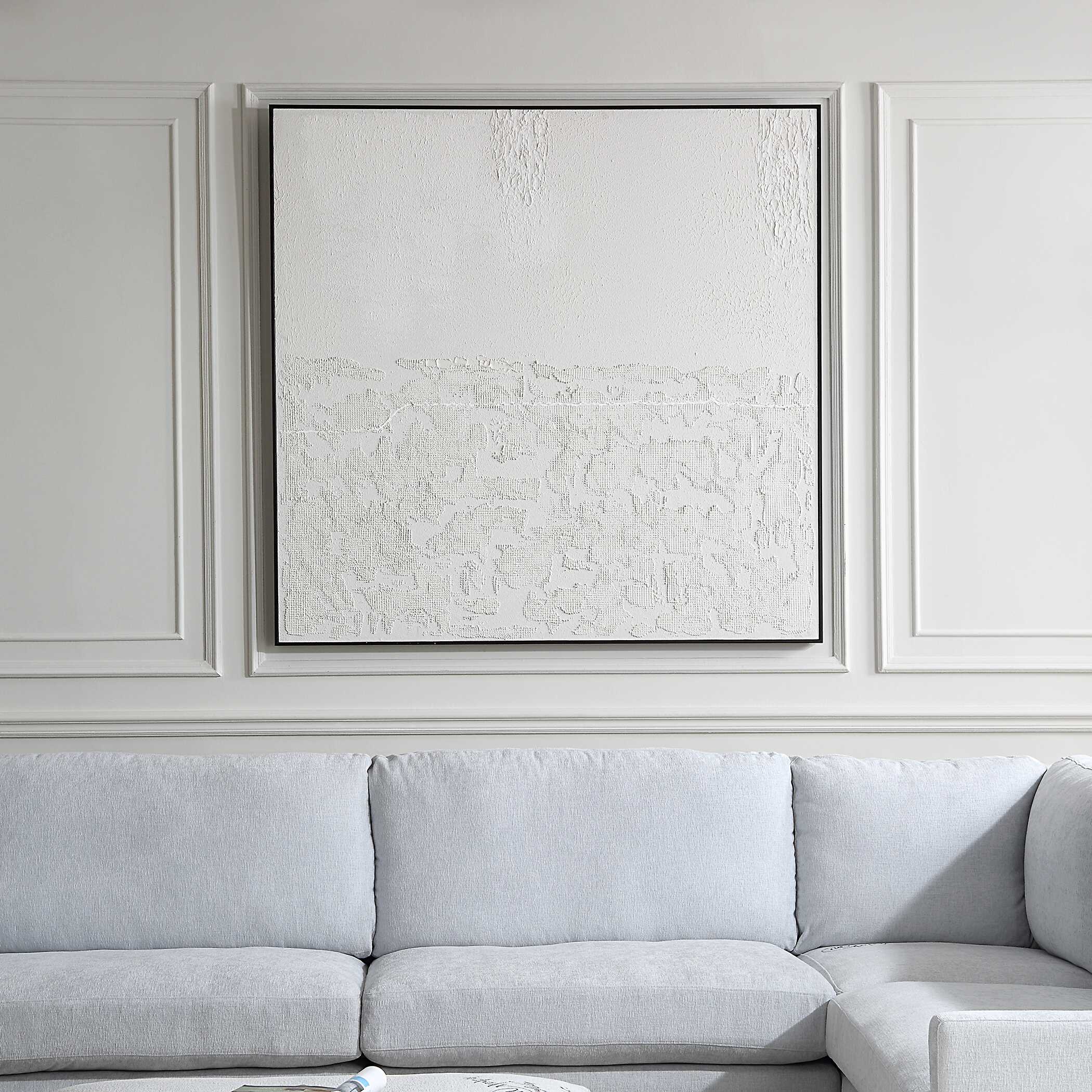 Below The Surface Abstract Art, Painting by Uttermost, 60" width x 60" height x 2.25" depth View 2