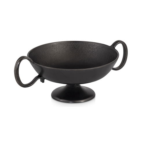 Floris Decorative Bowl Black Cast Aluminum