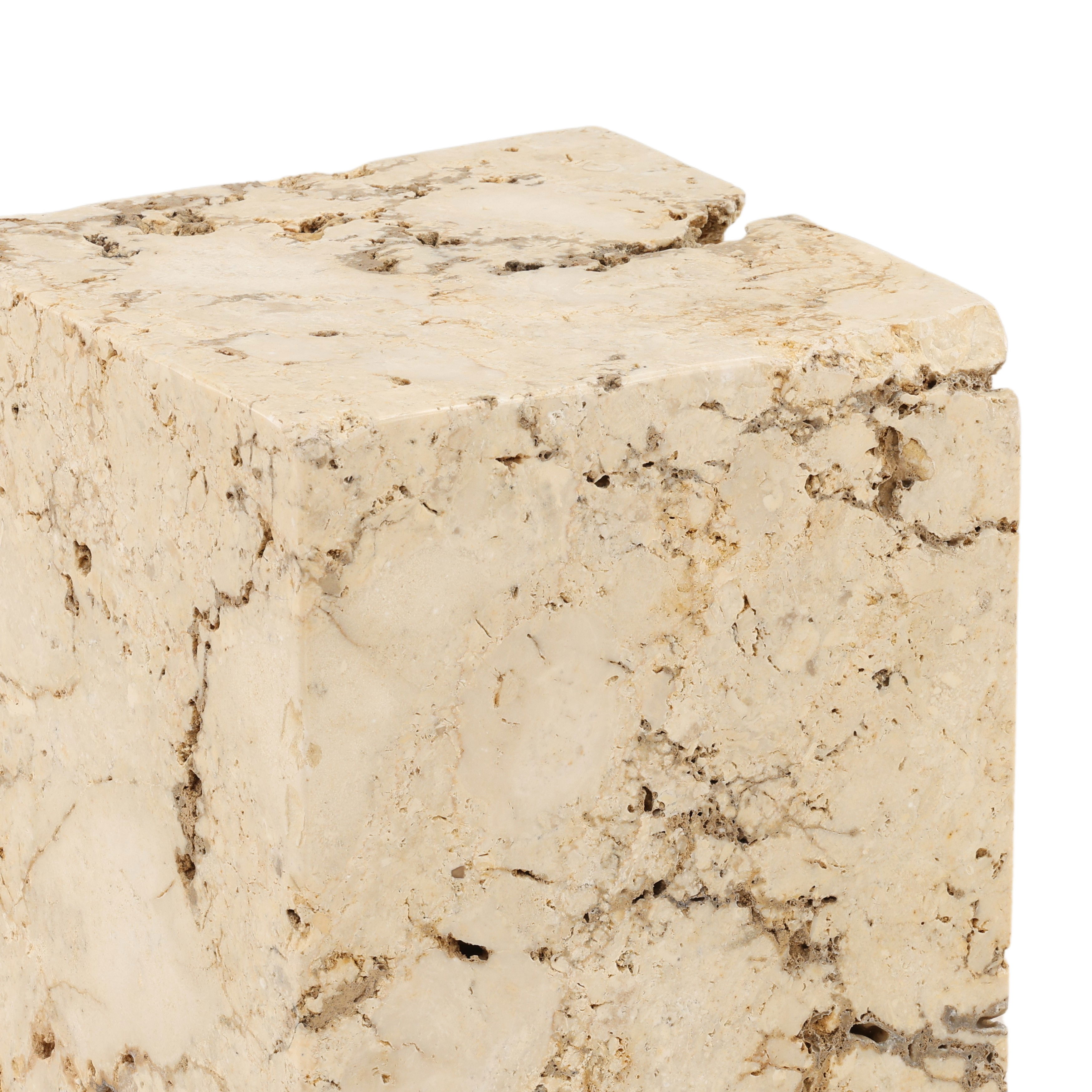 Stone Stool, Counter & Bar Stool by Dovetail, 12" width x 17.8" height x 12" depth View 4