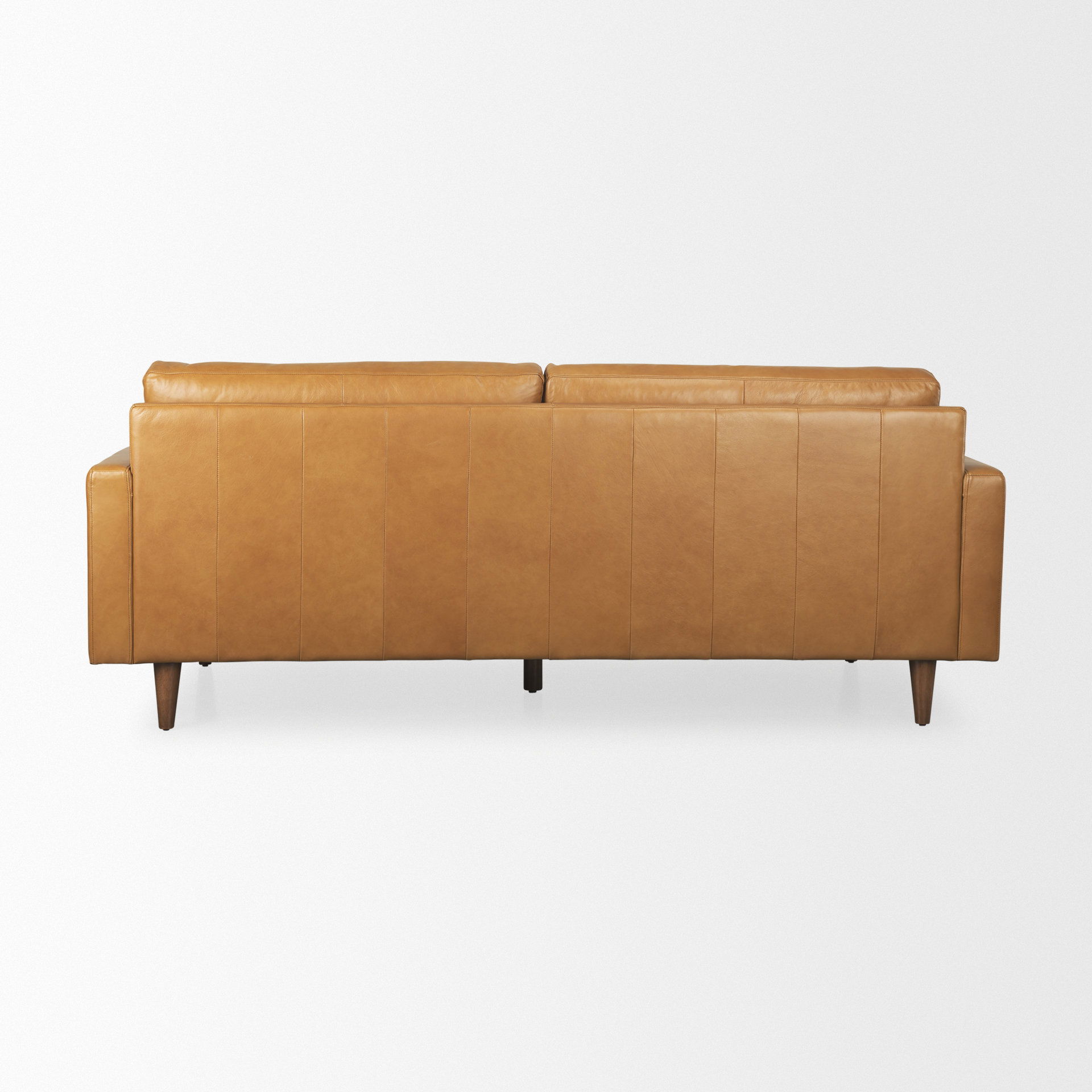 Olaf  Tan Leather Sofa, Sofas & Sectional by Mercana, 88.19" length x 37.8" width x 35.04" height View 9