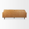 Olaf  Tan Leather Sofa, Sofas & Sectional by Mercana, 88.19" length x 37.8" width x 35.04" height thumbnail 9