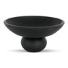 Asha Decorative Bowl Black Terracotta, by Moe's Home, 13" width x 6.5" height x 13" depth thumbnail 1