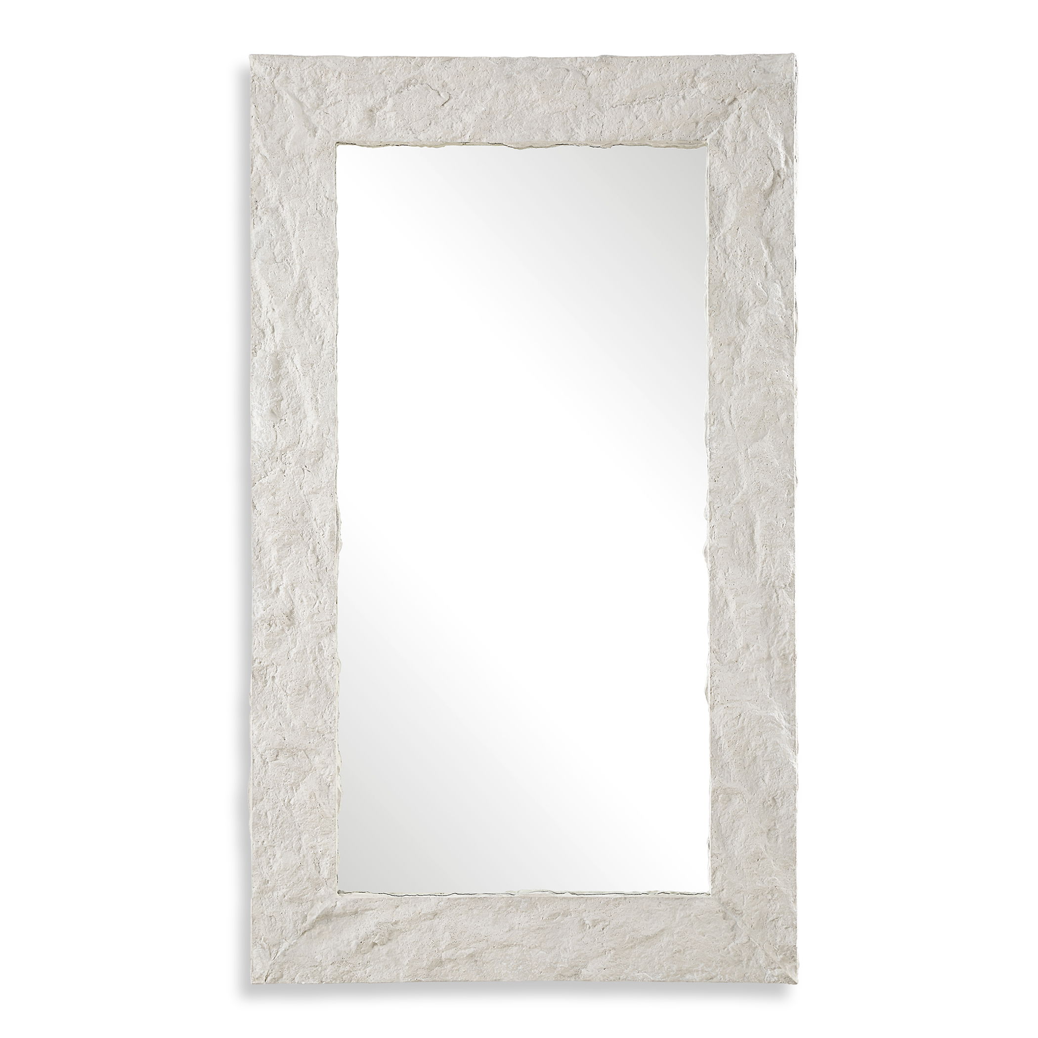 Quarry Rectangle Stone Veneer Mirror, by Uttermost, 28" width x 48" height x 3" depth View 1