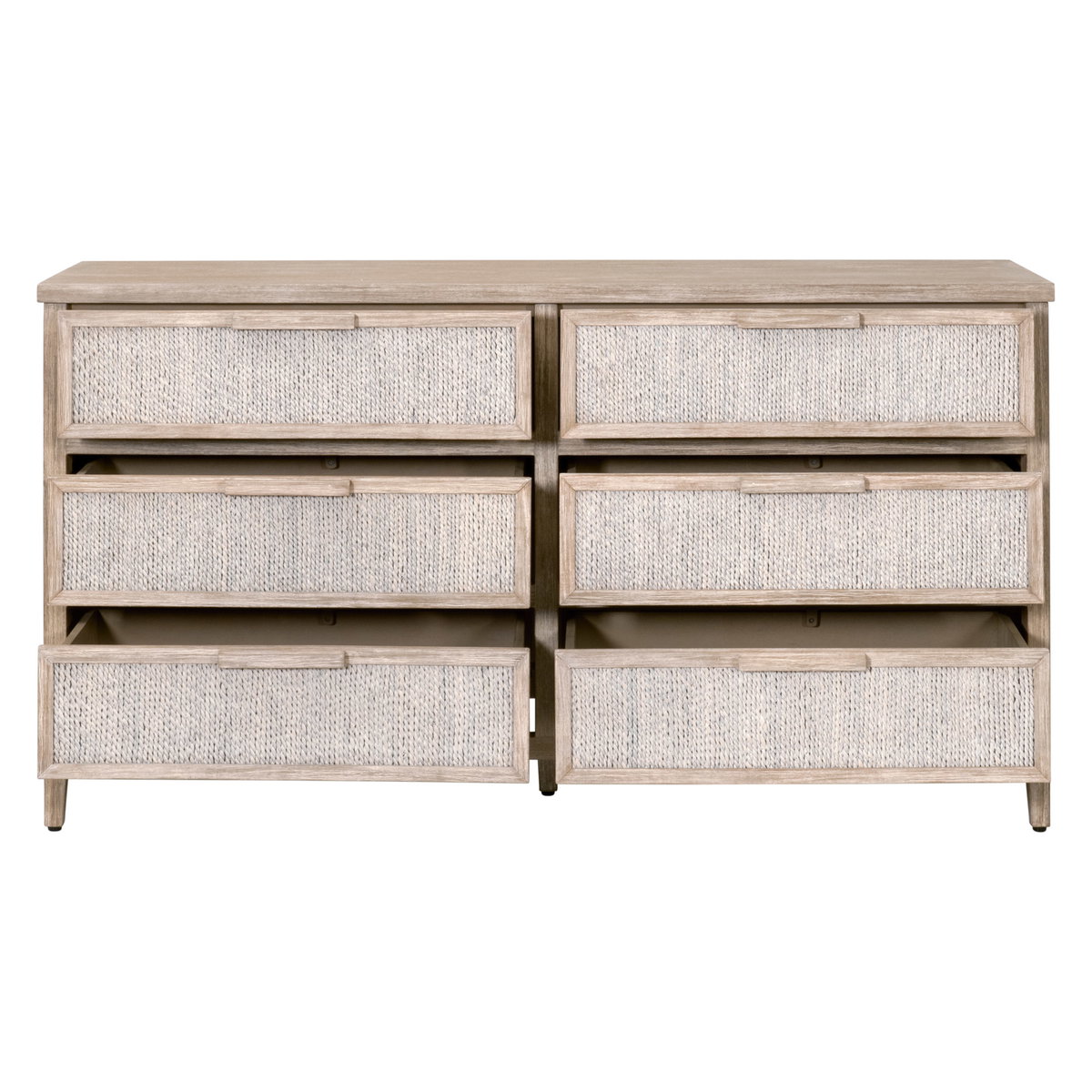 Malay 6-Drawer Double Dresser, by Essentials for Living, 67.5" width x 37" height x 20" depth View 2