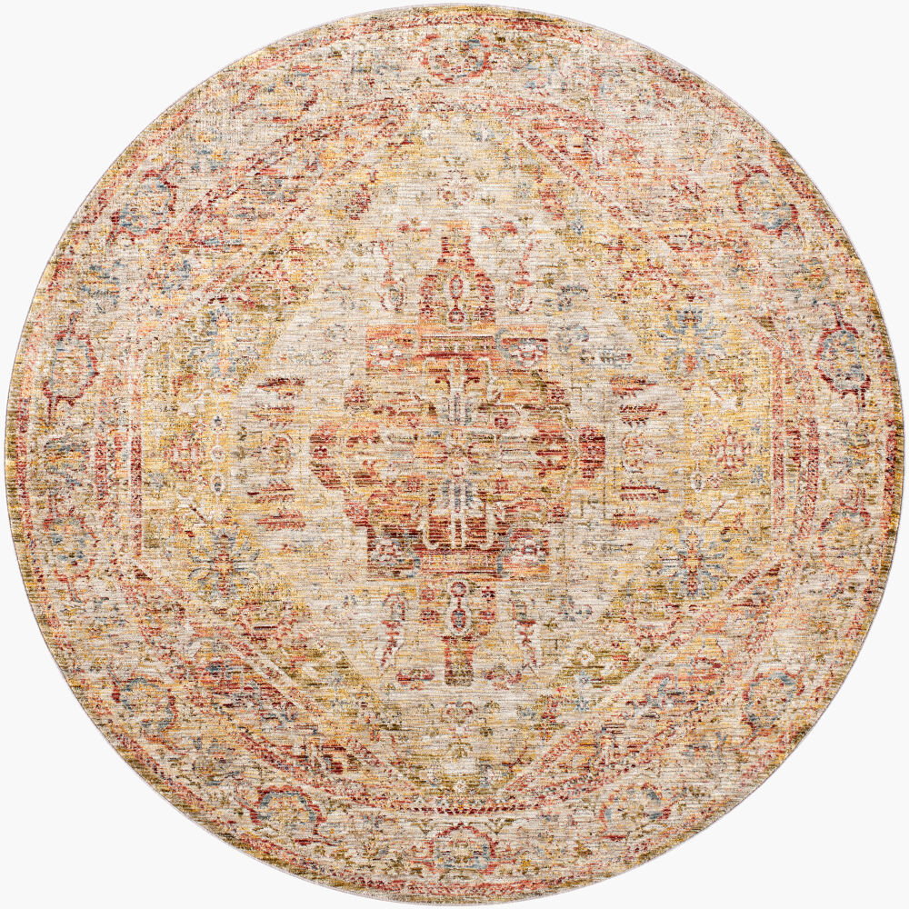 Naila Machine Woven Rug, by Surya, 6'6.74" length x 6'6.74" width