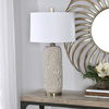 Zade Warm Gray Table Lamp, by Uttermost, 18" width x 33" height x 18" depth thumbnail 5