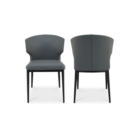 Delaney Dining Chair Grey - Set Of Two