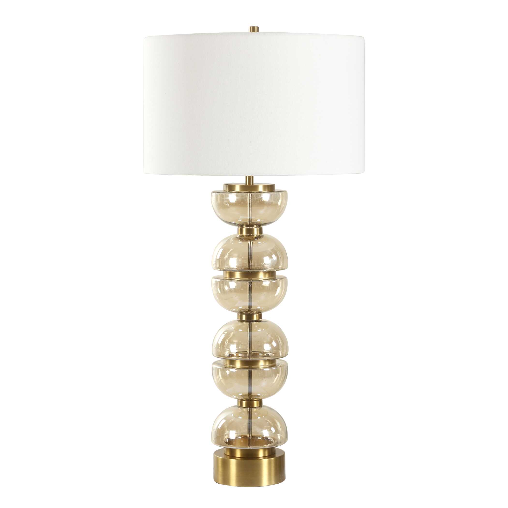 Assemble Half-Sphere Table Lamp, by Uttermost, 17" width x 35" height x 17" depth View 4