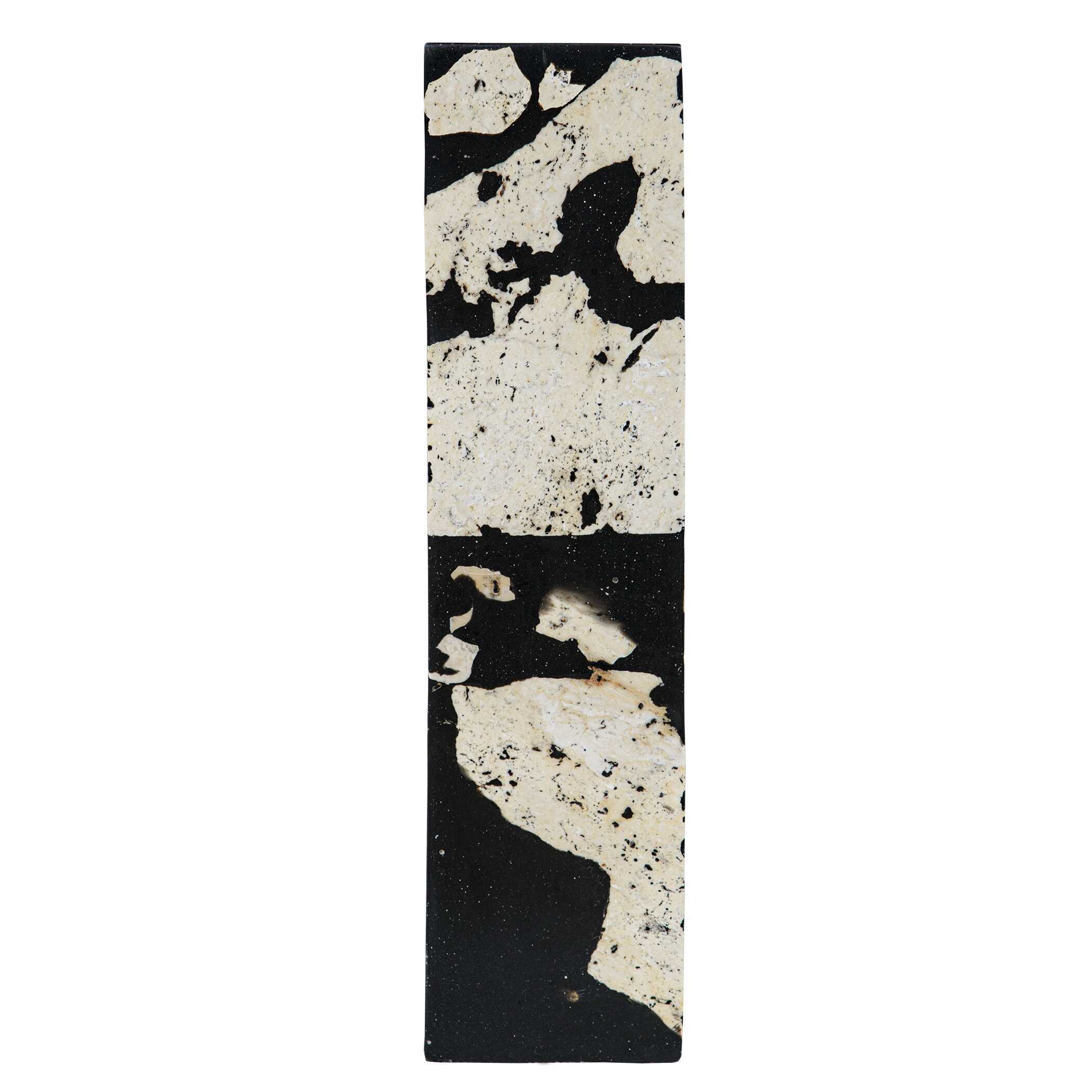 Nouveau White Coral Stone Sculpture, Decorative by Uttermost, 8" width x 15" height x 3.5" depth View 5