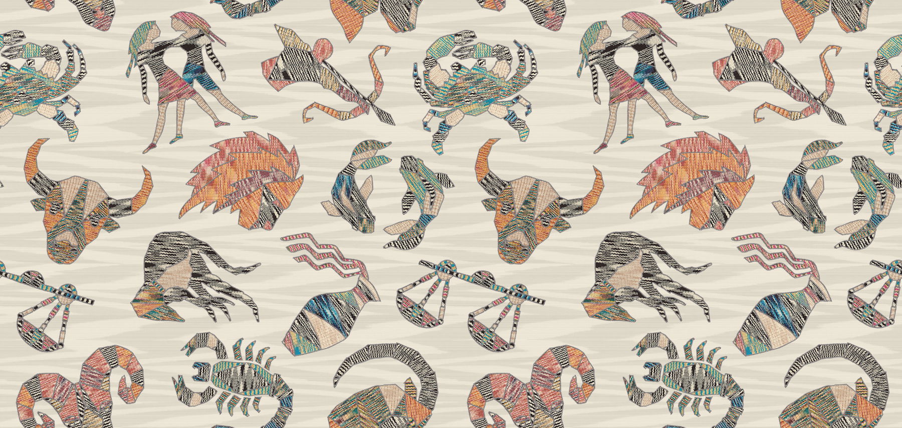 Constellations Grey Wallpaper large image 