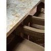 Segment Dining Table Panther Stone Beige, by Moe's Home, 72" width x 30" height x 39" depth thumbnail 8