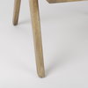 Donna Cane Back Dining Arm Chair | Light Beige Linen with Mango Wood, Dining Chair by Mercana, 21.65" length x 21.65" width x 29.52" height thumbnail 13