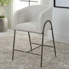 Jacobsen Gray 27' Counter Stool, Counter & Bar Stool by Uttermost, 23" width x 38.5" height x 23" depth thumbnail 9