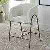 Jacobsen Gray 27' Counter Stool, Furniture by Uttermost, 23" width x 38.5" height x 23" depth thumbnail 9